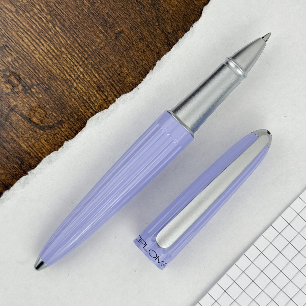 Diplomat Aero Rollerball Pen - Periwinkle (Atlas Exclusive)