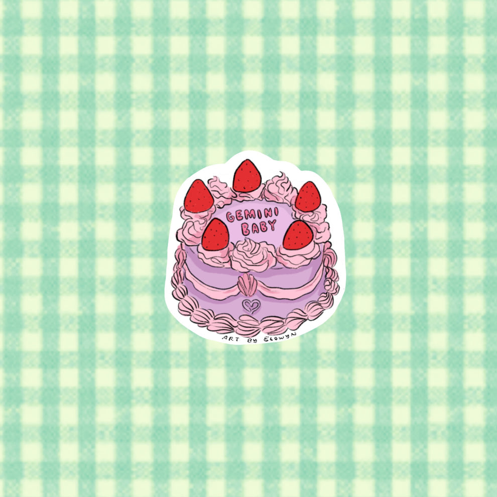 Art By Elowyn Zodiac Cake Stickers - 3" Die-Cut Stickers