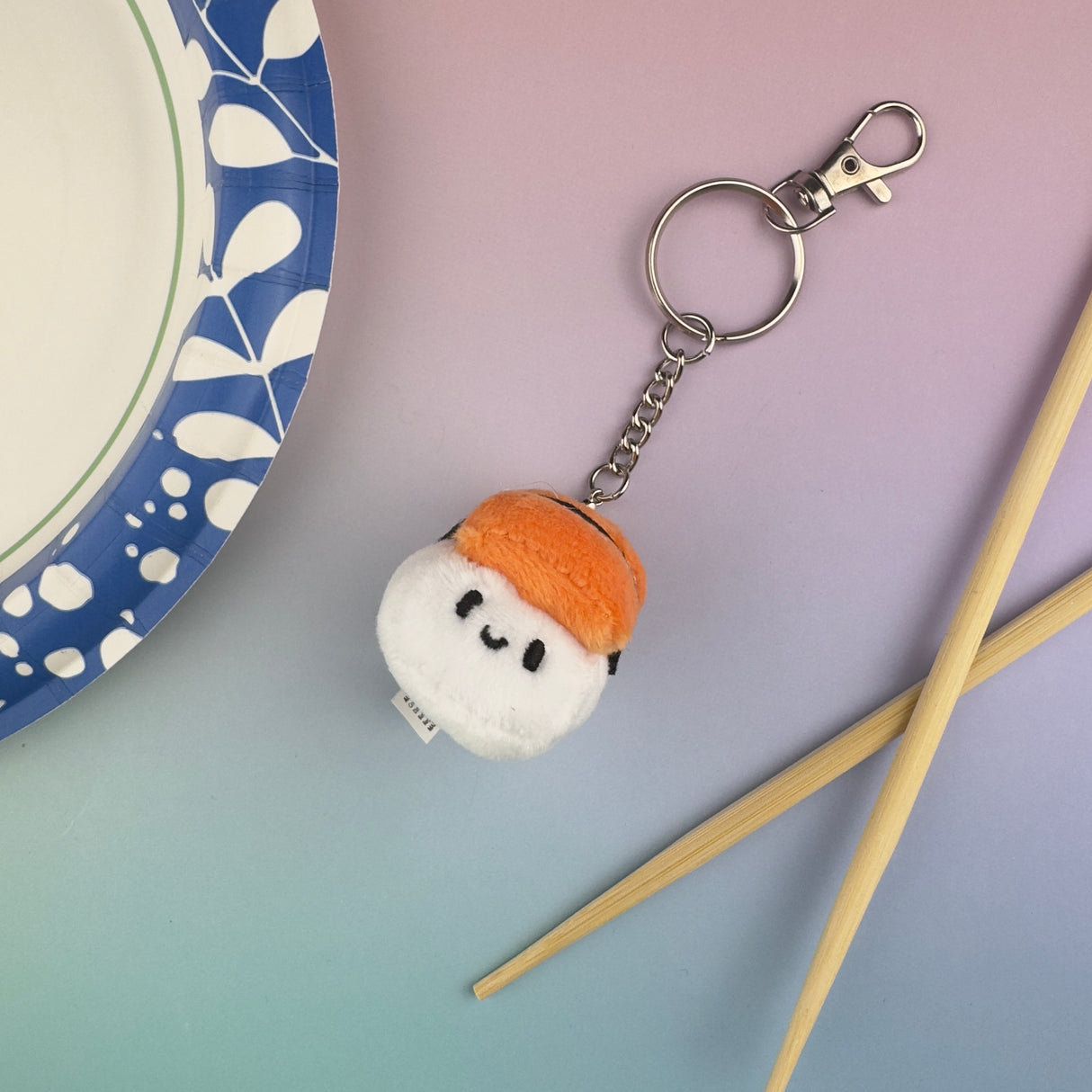 Emii Creations Tiny Nigiri Sushi Keychain - Shrimp Tuna Salmon Egg