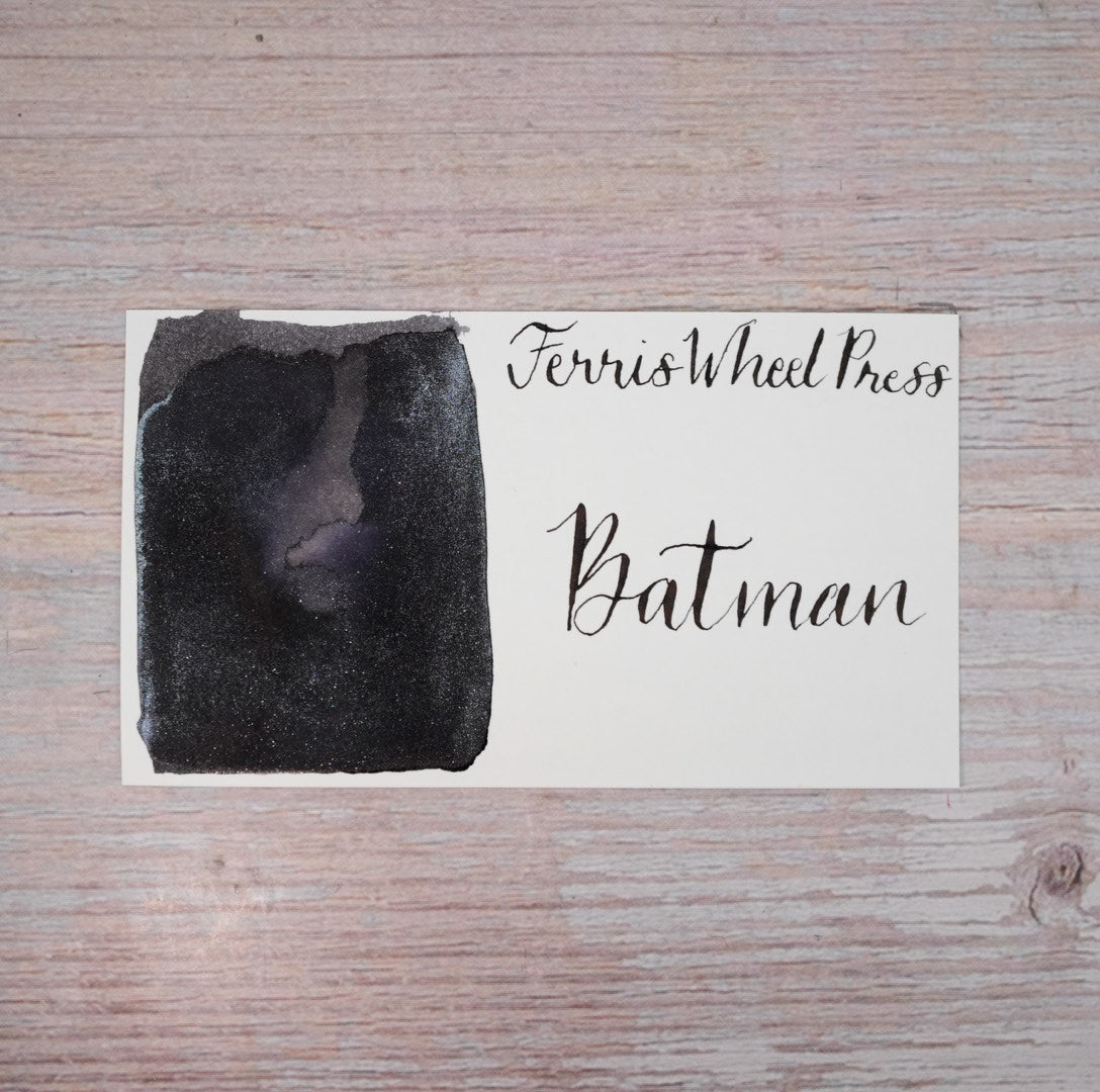 Ferris Wheel Press x Batman Collection Batman Signature Ink - 38ml Bottled Ink