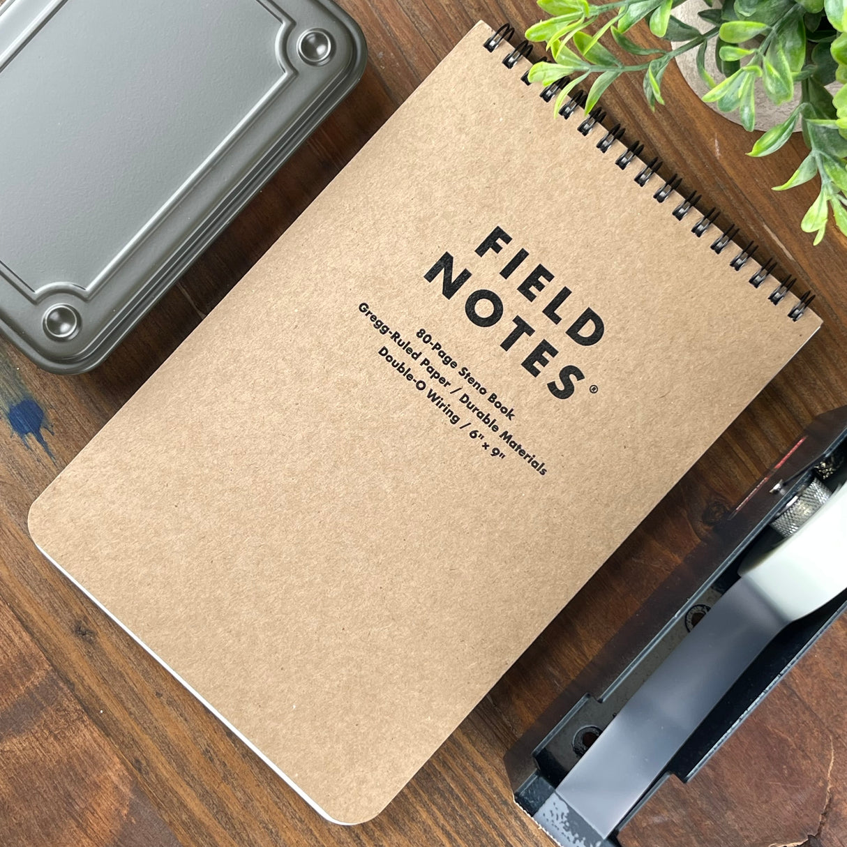 Field Notes Steno Notebook, Gregg Ruled Paper, 80 Page Memo Book,