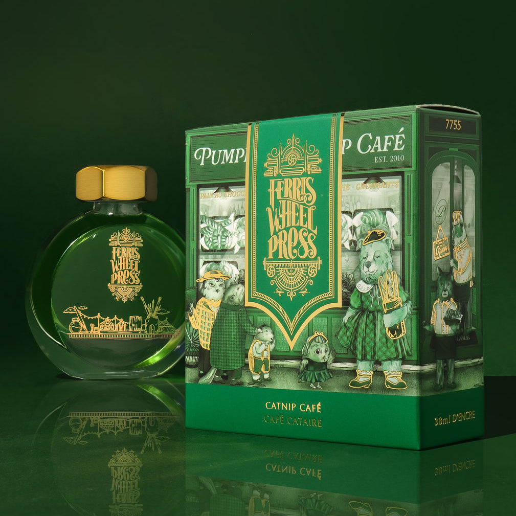 Ferris Wheel Press - Catnip Cafe - 38ml Bottled Ink (Special Edition)