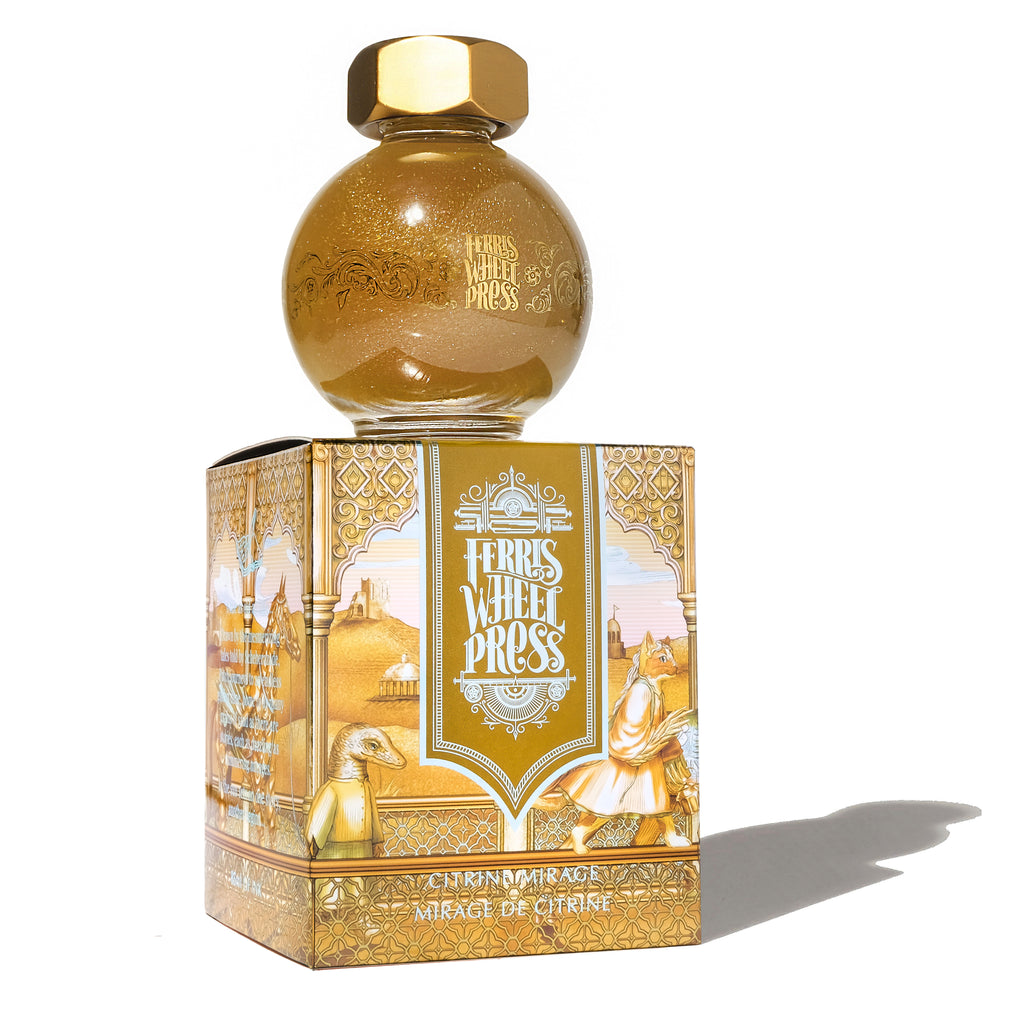 Ferris Wheel Press Bestiary Series - Citrine Mirage - 20ml bottled Ink (Special Edition)