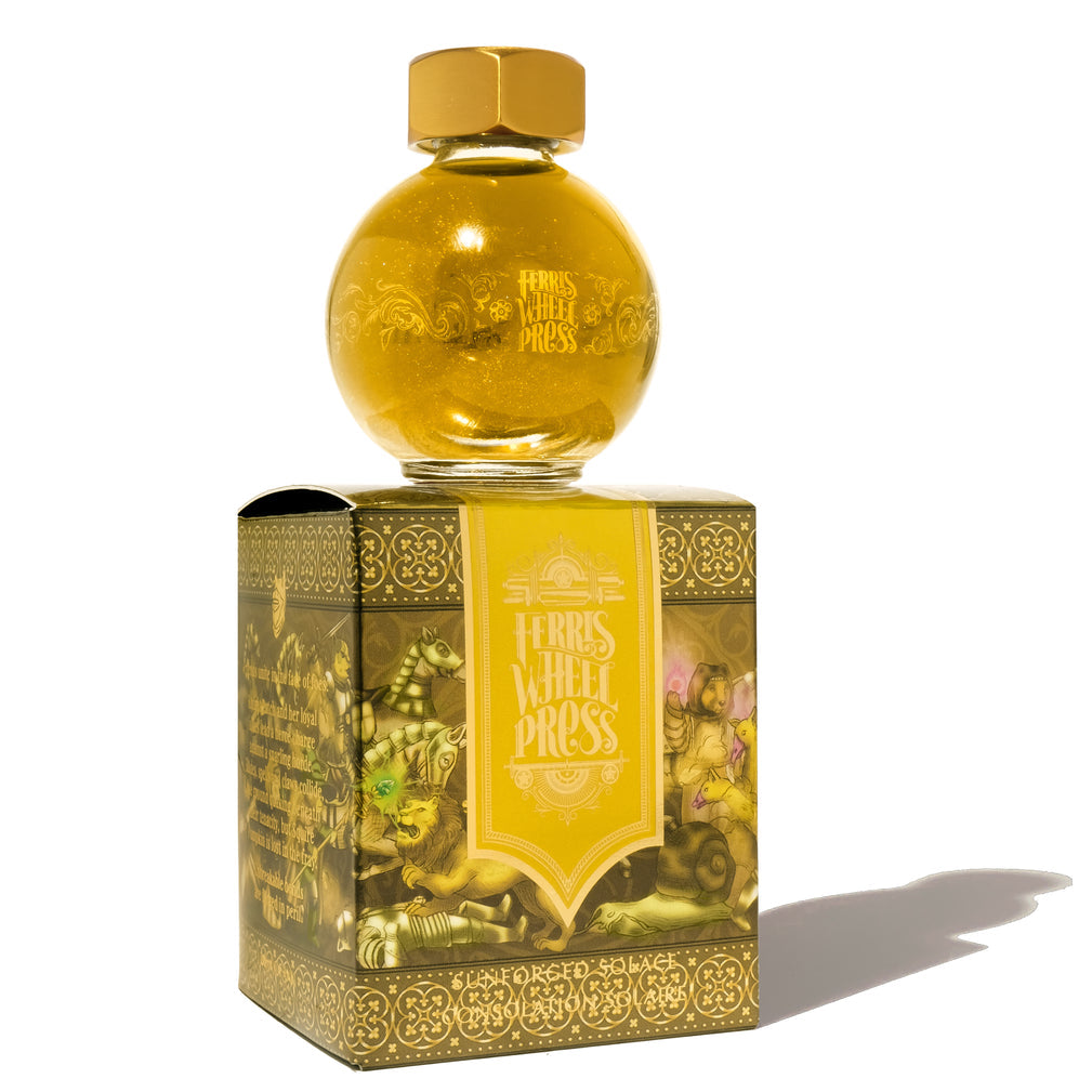 Ferris Wheel Press The Book of Knights Series - Sunforged Solace - 20ml Bottled Ink