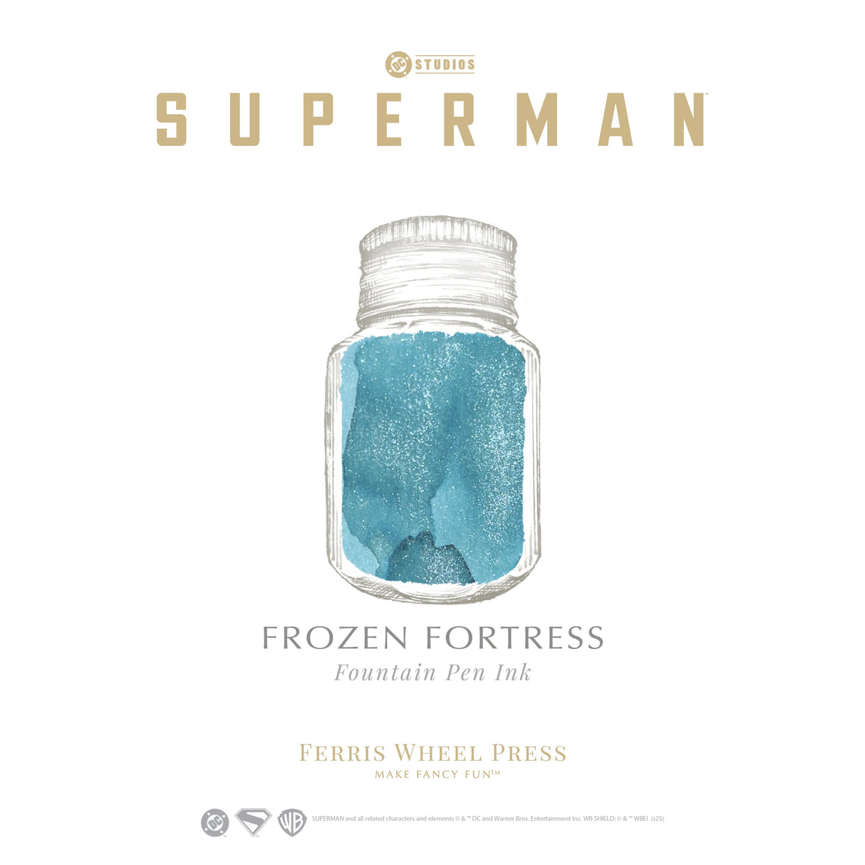 Ferris Wheel Press Superman - Frozen Fortress Bottled Ink (Special Edition)