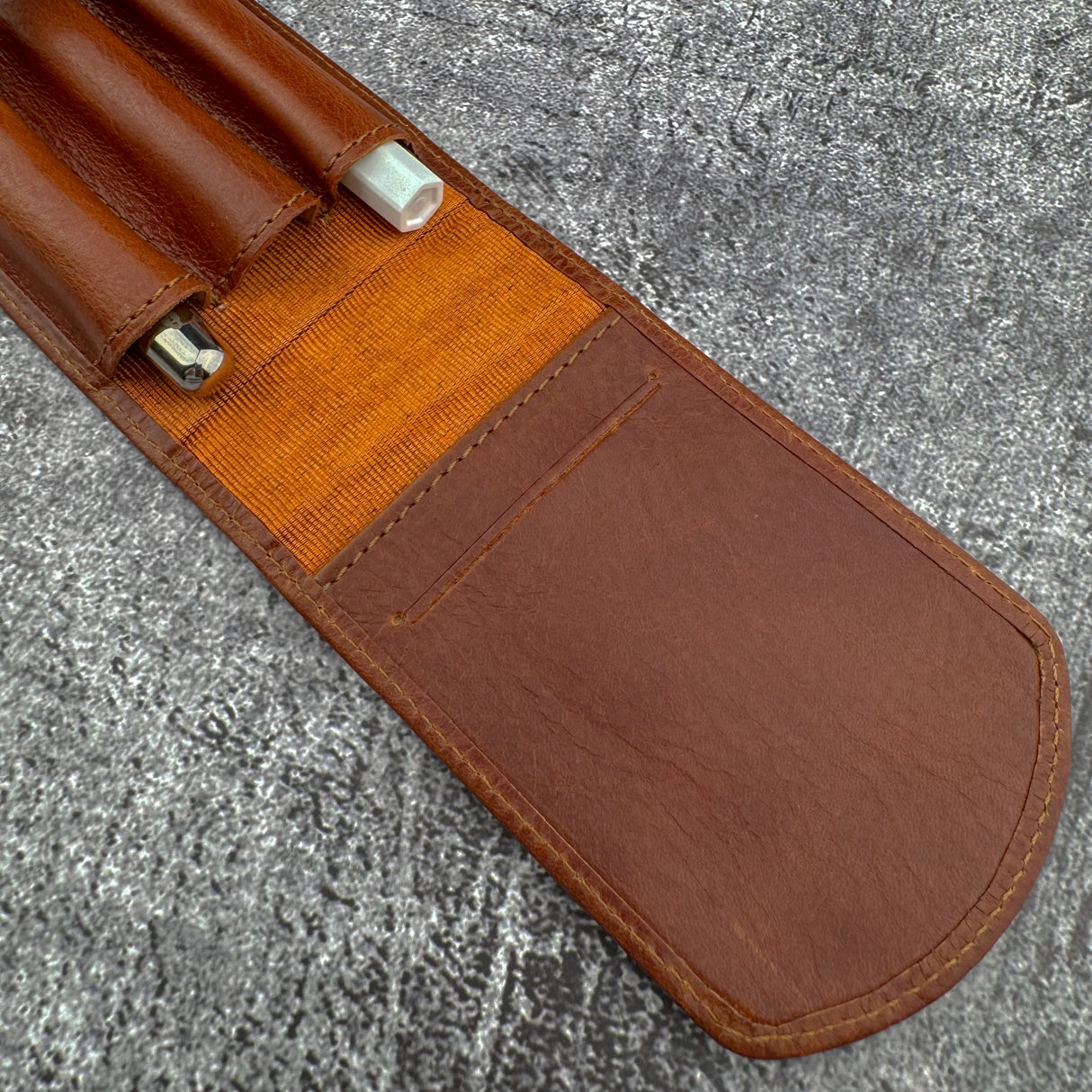 Galen Leather Legacy Collectin TwinFlip Pen Case for 3 Pens