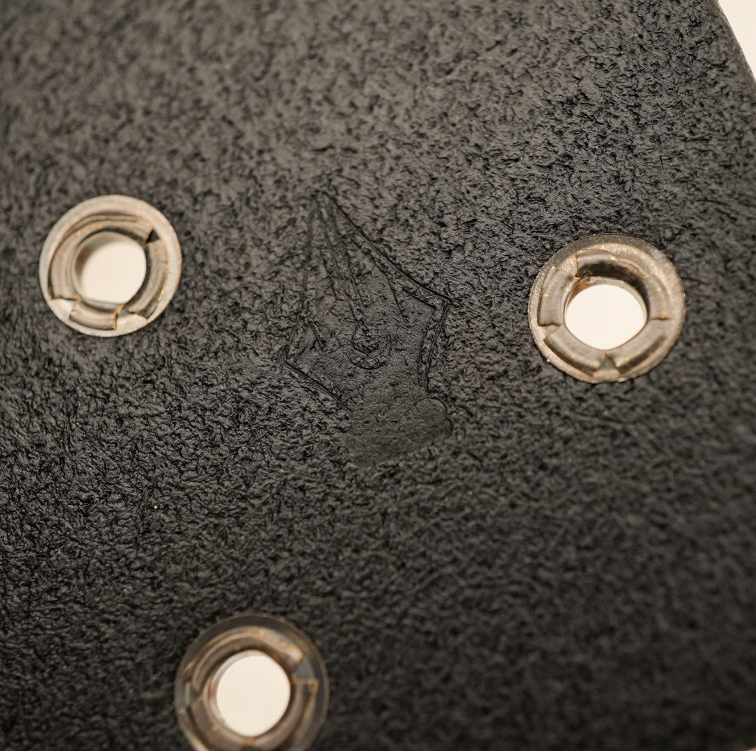 Imperfect Concepts Niko Leather Notebook - B6 Trifold - Raven w/ Gunmetal Grommets