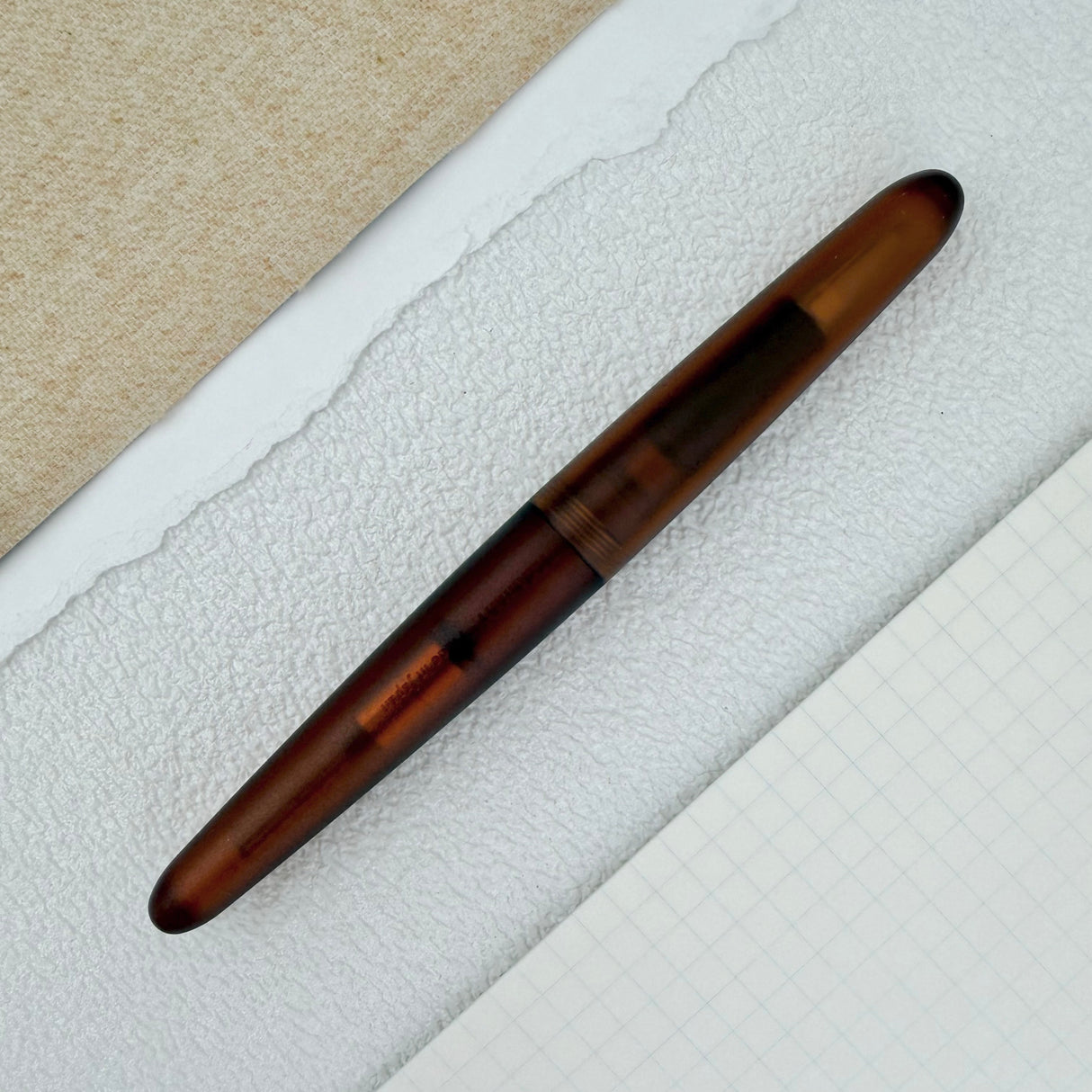 Kakimori Frost Rollerball Pen - Amber