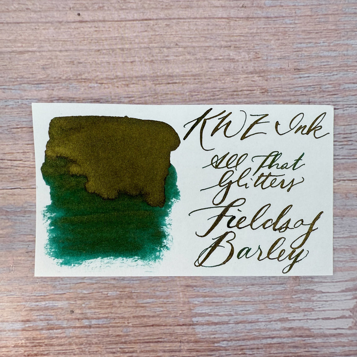 KWZ Fields of Barley - 30ml Bottled Ink