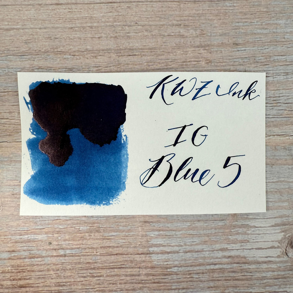KWZ Iron Gall Blue #5 - 60ml Bottled Inks