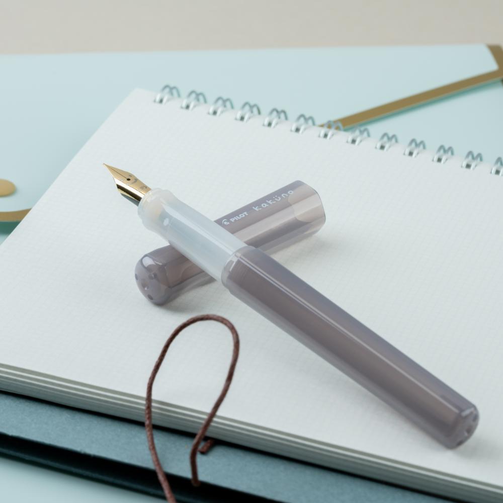Pilot Kakuno Fountain Pen - Nimbus Gray