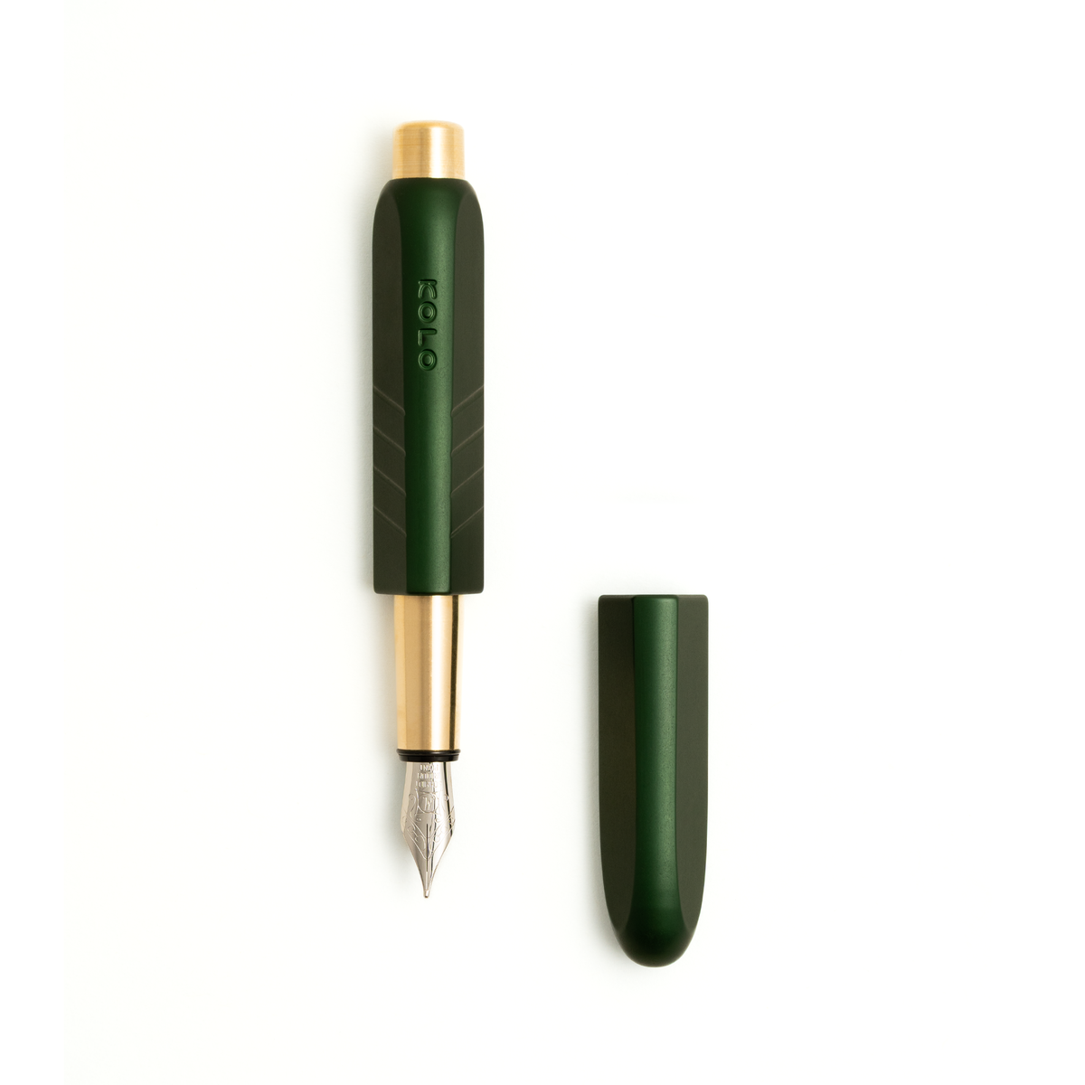 Kolo Tino Fountain Pen - Anodized Aluminum Verdant