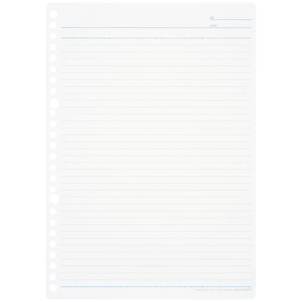 Maruman Loose Leaf Paper (Eco) - 6mm Ruled - B5
