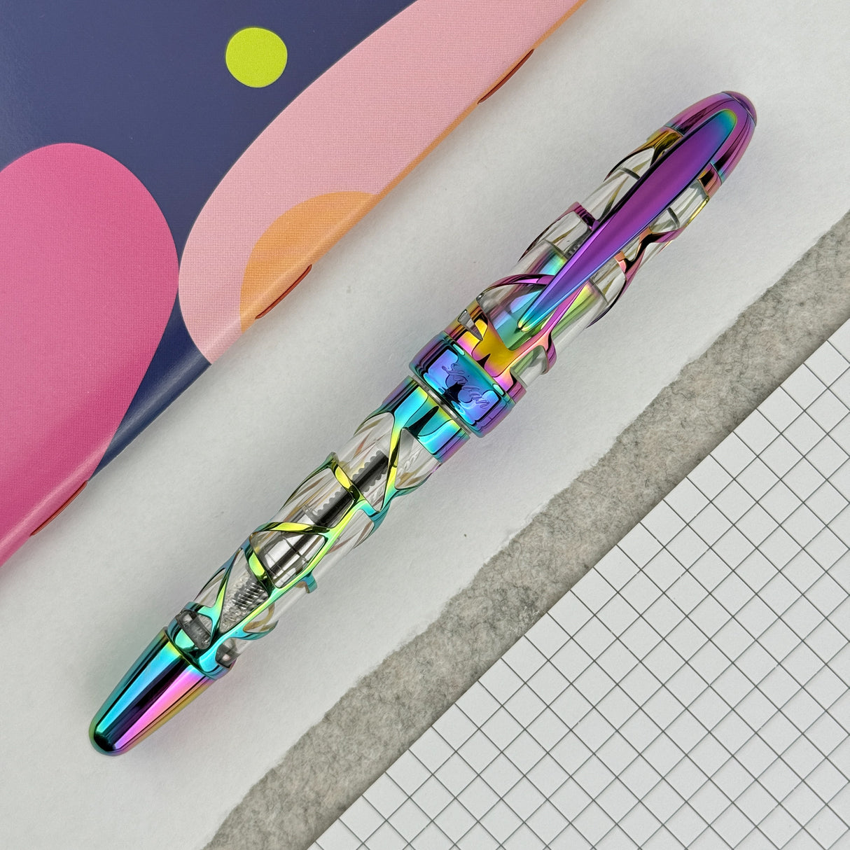 Laban Skeleton Fountain Pen - Rainbow