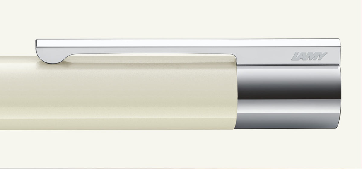 Lamy Scala Pearl fountain pen cap and clip