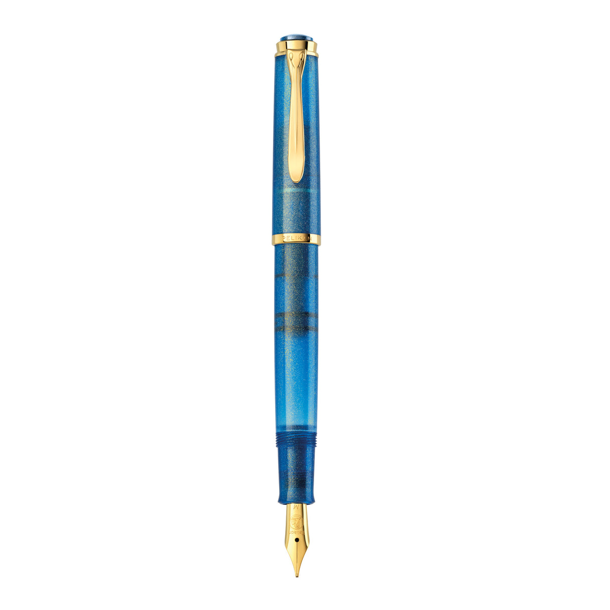 Pelikan Classic M200 Fountain Pen - Golden Lapis (Special Edition)(Doorbuster)