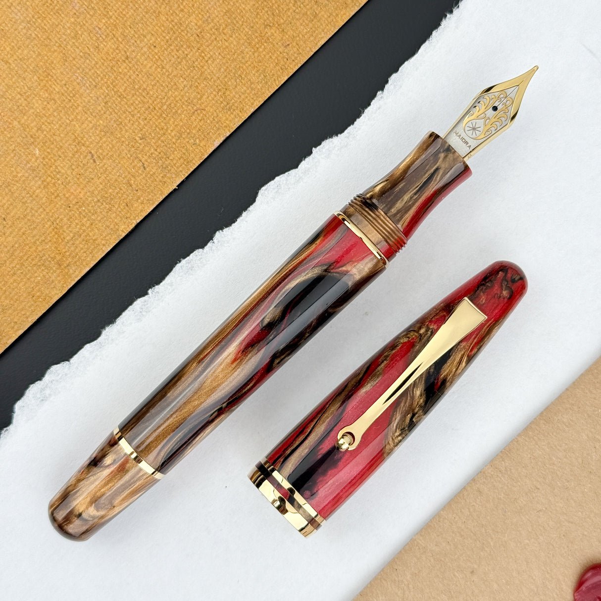 Maiora Ultra Ogiva Golden Rule Fountain Pen (Limited Edition)