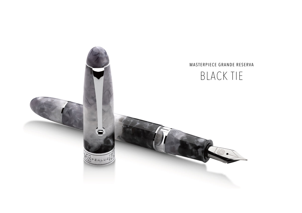 Penlux Masterpiece Grande Reserva Fountain Pen - Black Tie