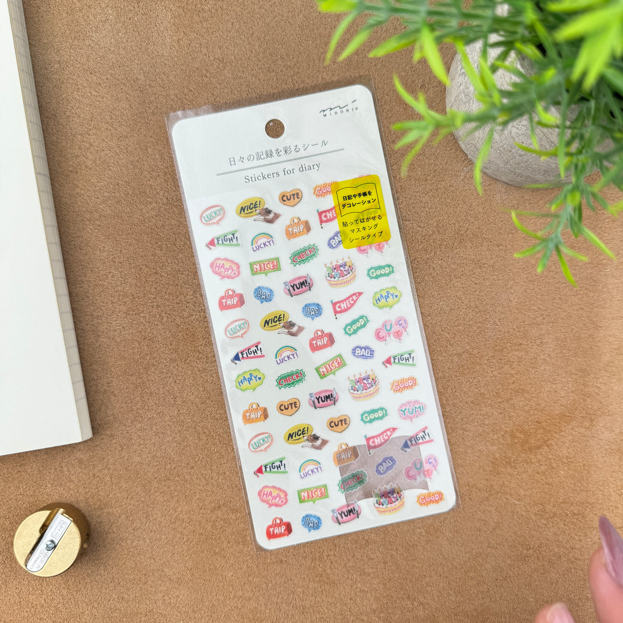 Atlas Stationers - Midori Sticker - Daily Records - Stickers