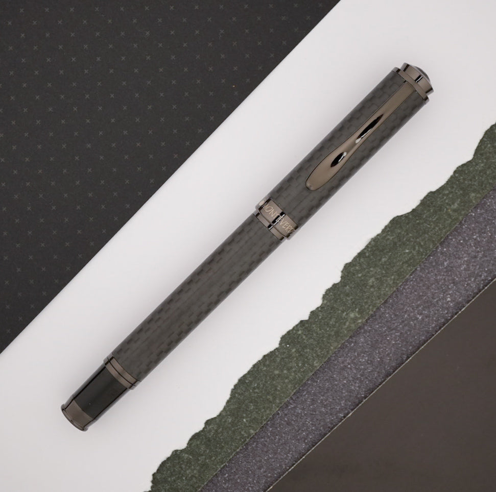 Monteverde Innova Fountain Pen Gift Set - Carbon Fiber w/ Gunmetal