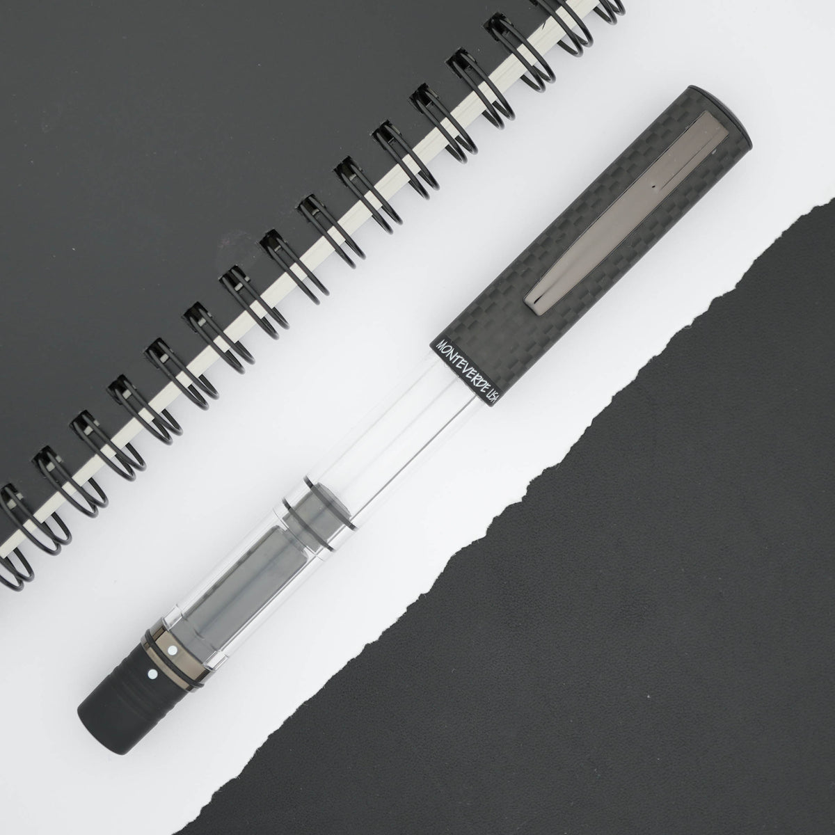 Monteverde MP1 Fountain Pen - Carbon Fiber