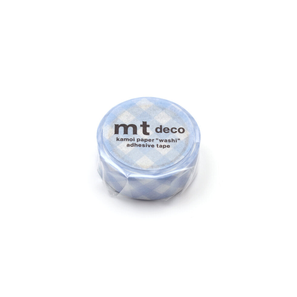 MT Washi Tape - Thick Checkered Pastel Ultramarine
