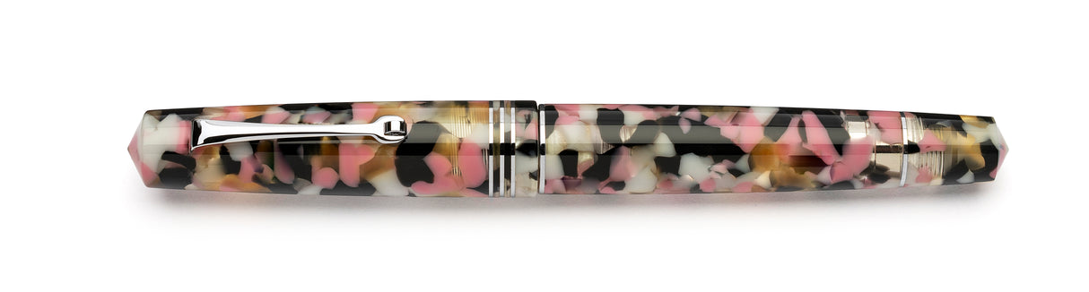 Leonardo Momento Zero Fountain Pen - Corricella with Silver Trim (Limited Edition)