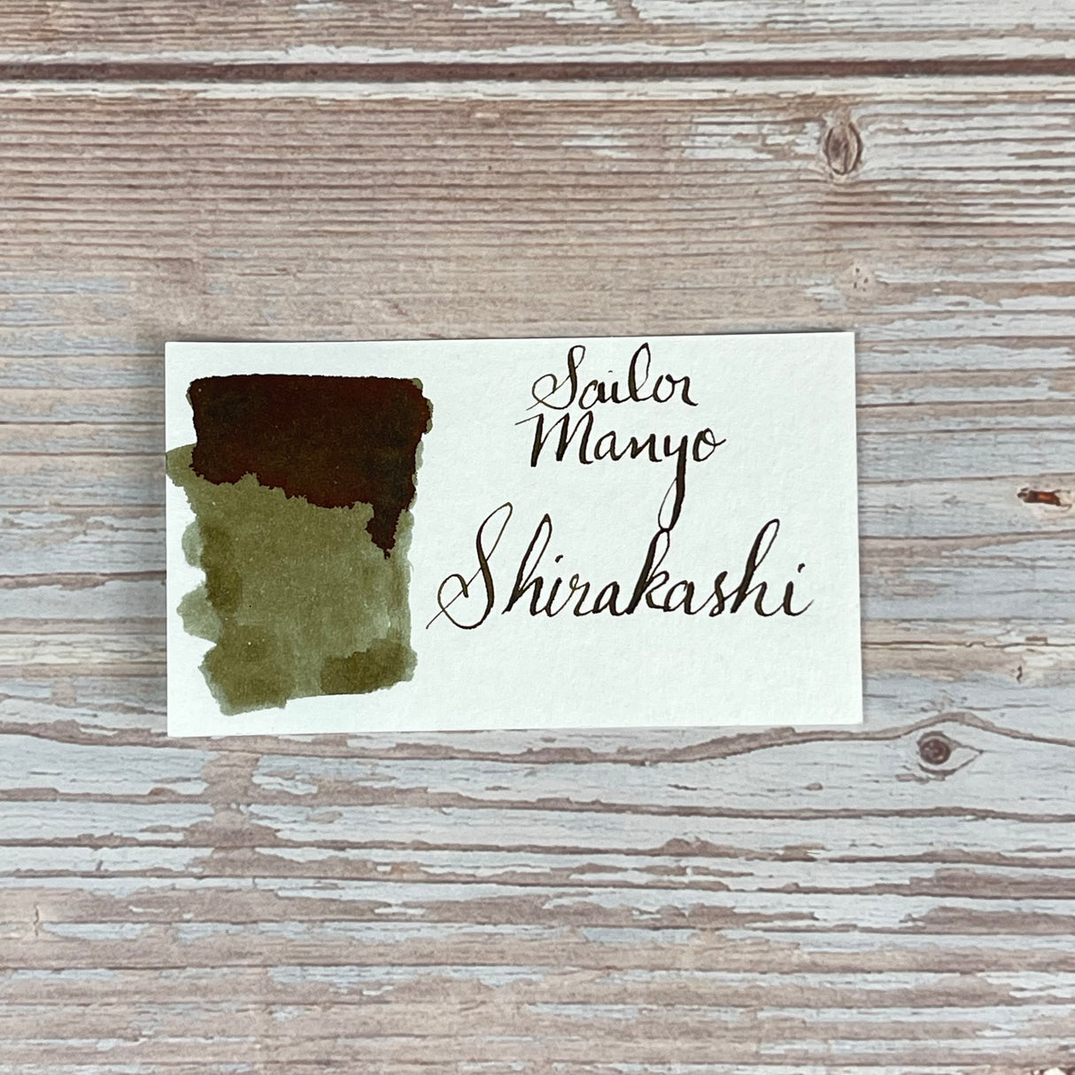 Sailor Manyo - Shirakashi - 50ml Bottled Ink