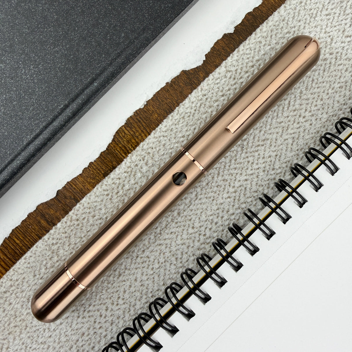 Nahvalur (Narwhal) Nautilus Ti Fountain Pen - Pen of the Year - Toffee
