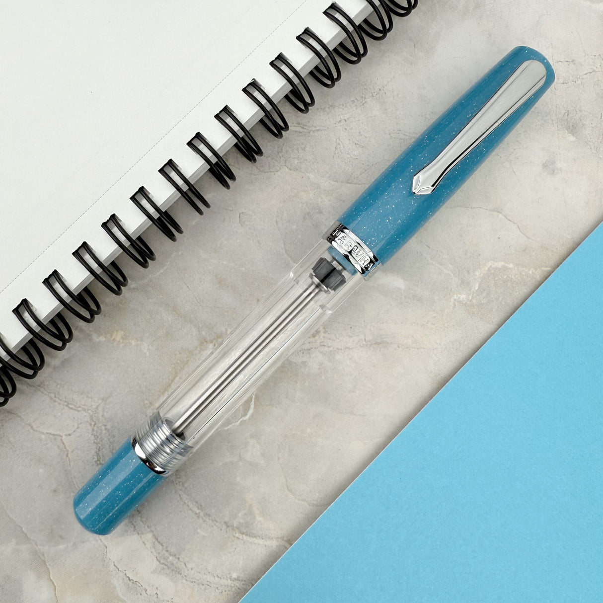 Nahvalur (Narwhal) Original Plus Fountain Pen - Powder Blue
