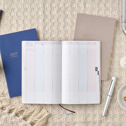 Kokuyo Jibun Lite 2027 B6 Slim Mini Planner