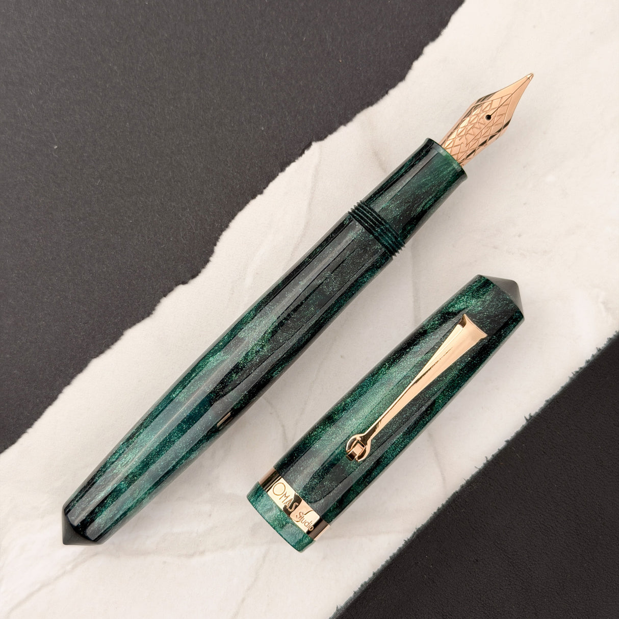 Omas Studio Fountain Pen - Smeraldo Elegante