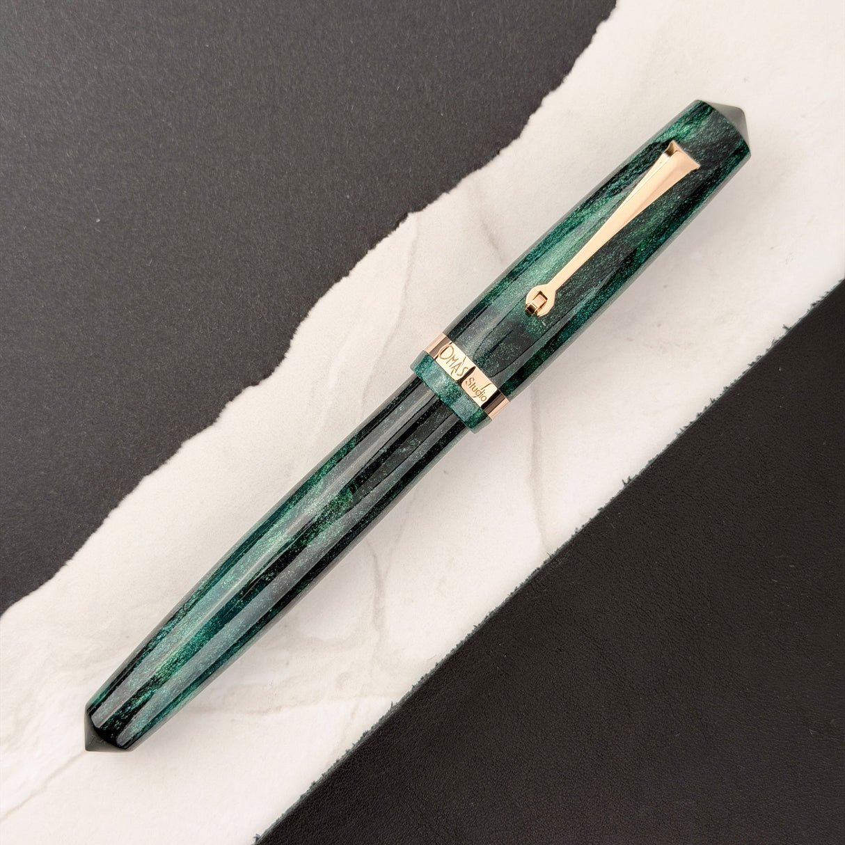 Omas Studio Fountain Pen - Smeraldo Elegante
