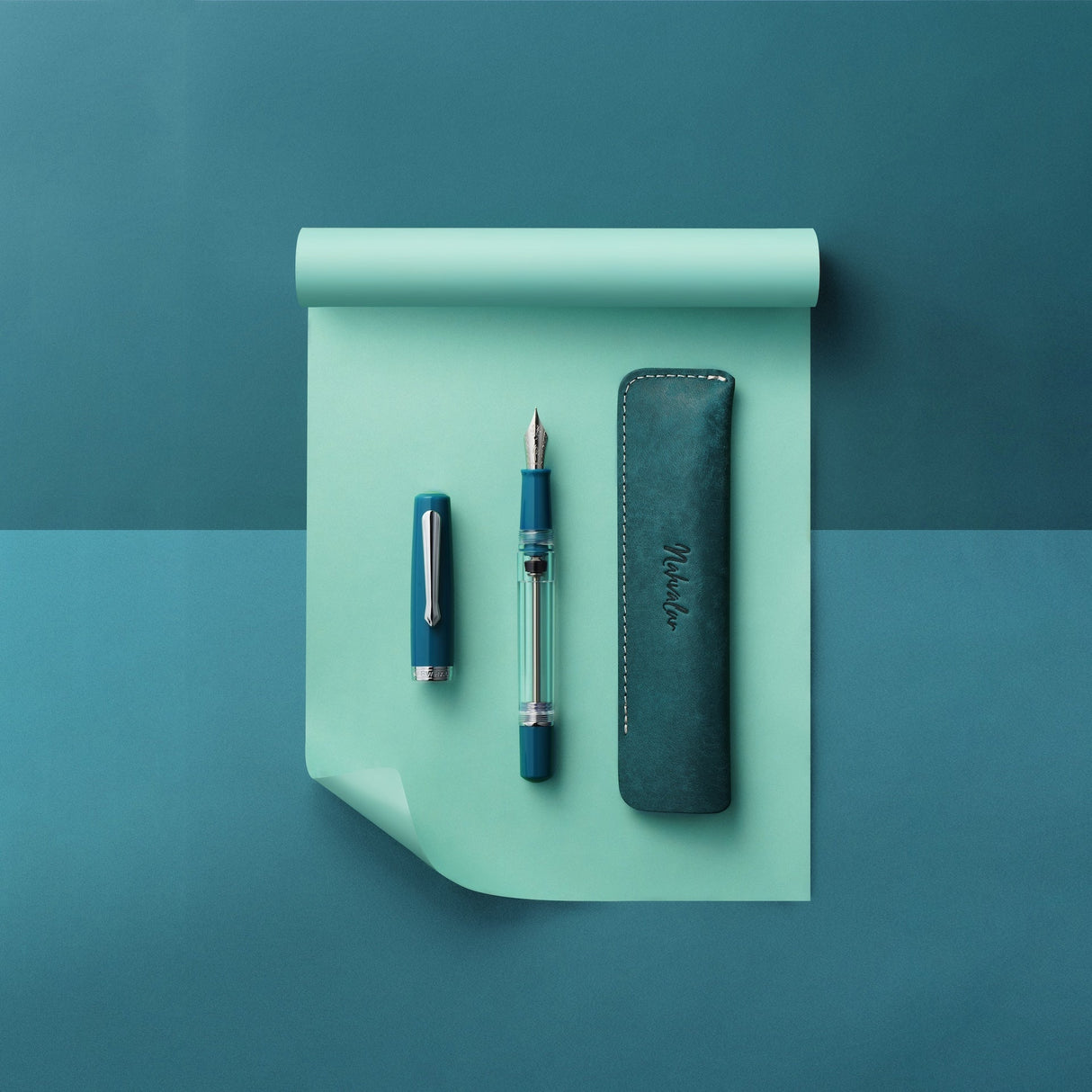 Nahvalur (Narwhal) Original Plus Fountain Pen - Aquamarine (Special Edition)