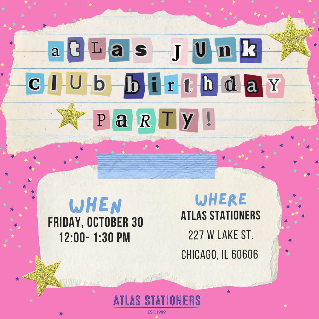 One Year of Junk Journaling at Atlas Stationers!