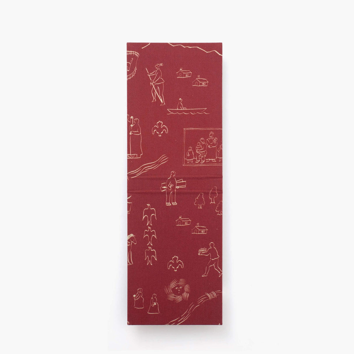 Kakimori Mini Note Cover - Palmehuset / History - Burgundy