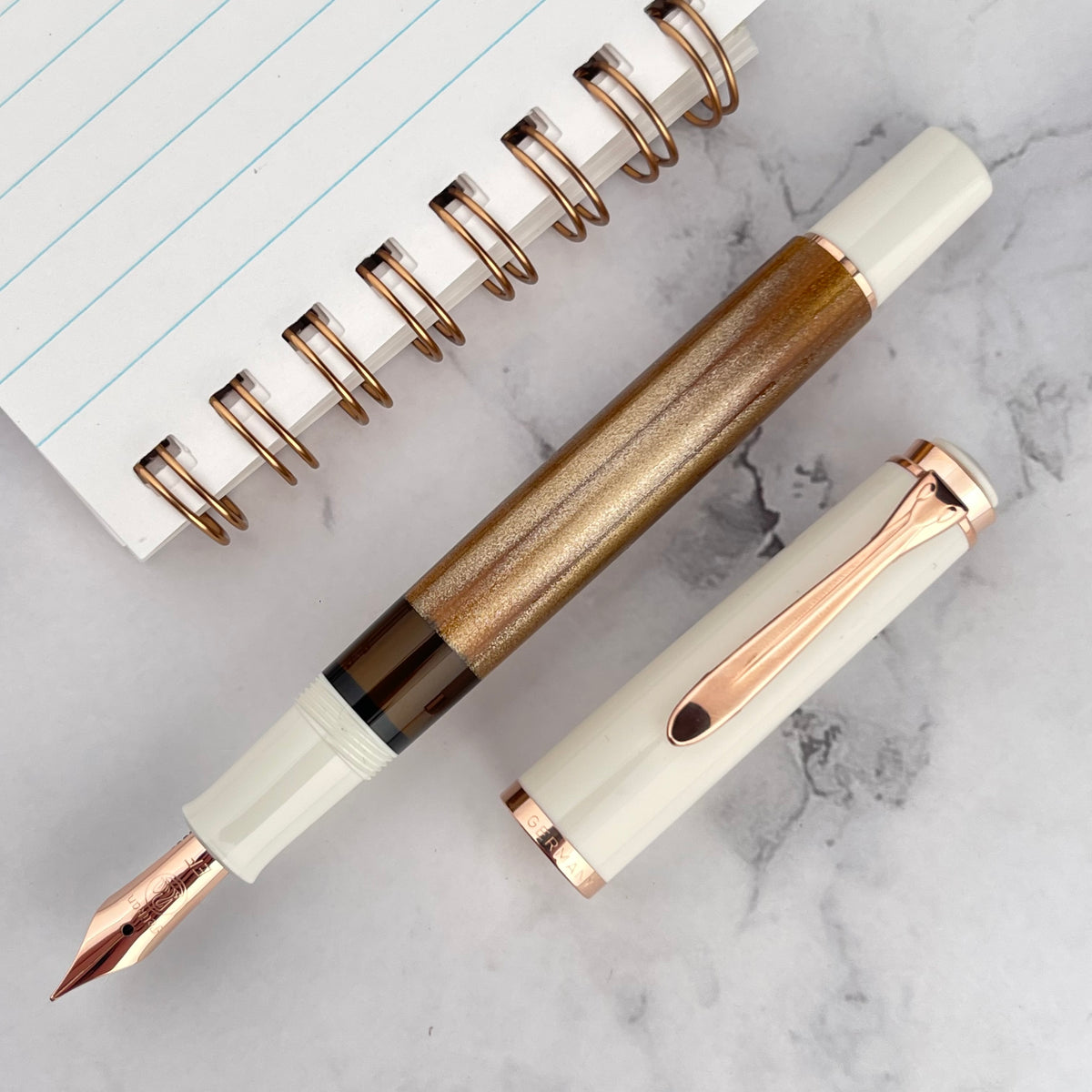 Pelikan Classic M200 Fountain Pen - Copper Rose Gold (Special Edition)(Doorbuster)
