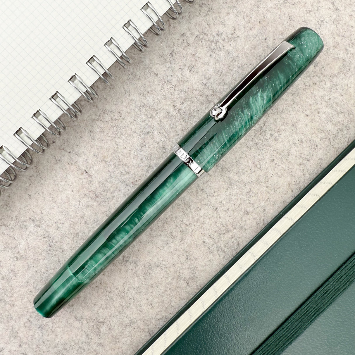 Penlux Concerto Fountain Pen - Malachite (Special Edition)