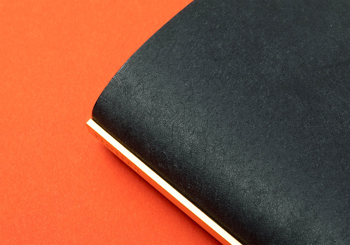 Plotter Pueblo 5-Ring Leather Binder - Mini 5 Size - Black