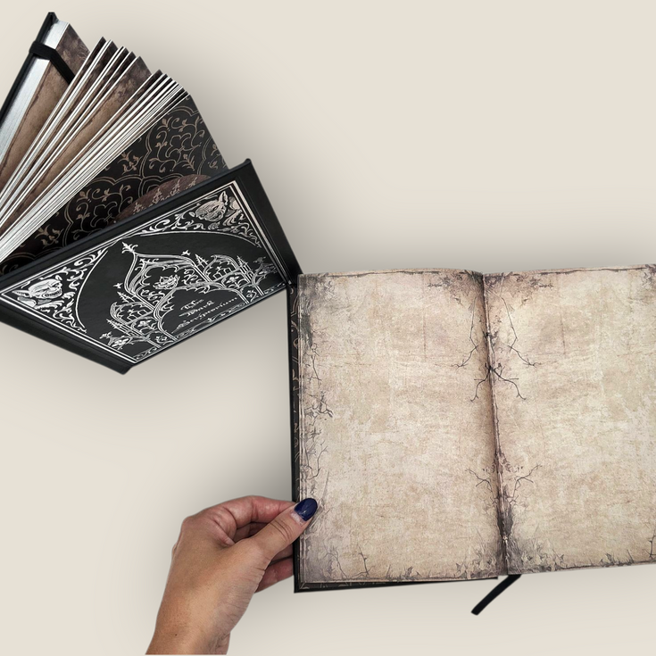 CoraCreaCrafts The Dark Scriptorium Notebook
