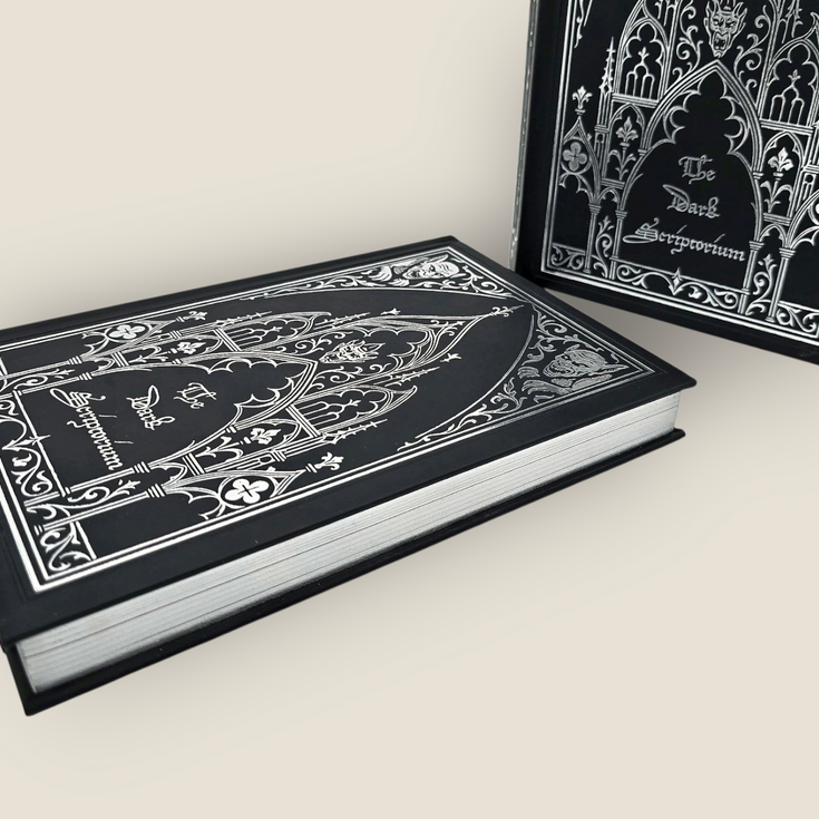 CoraCreaCrafts The Dark Scriptorium Notebook