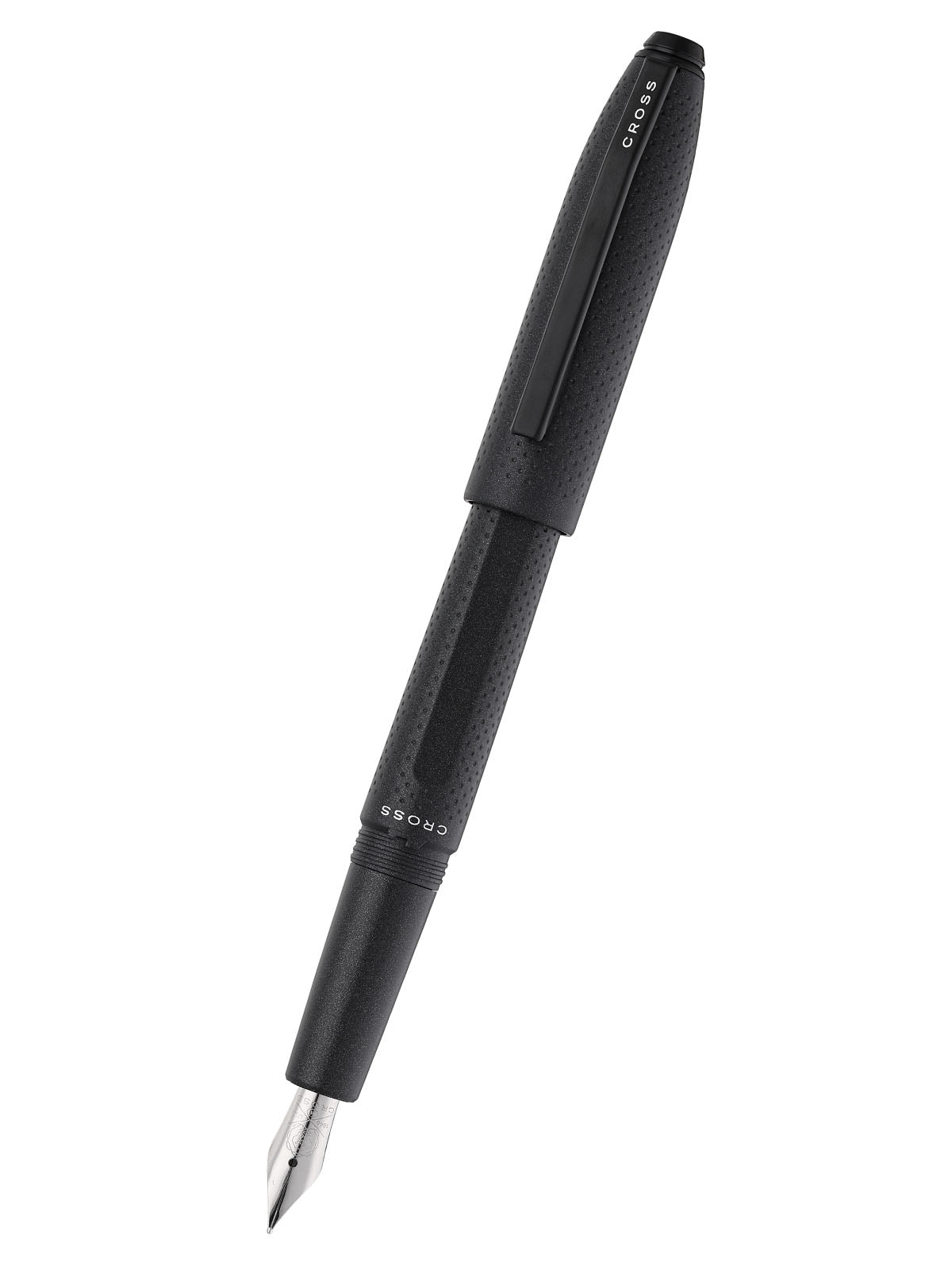 Prism Obsidian Black Fountain Pen - top view