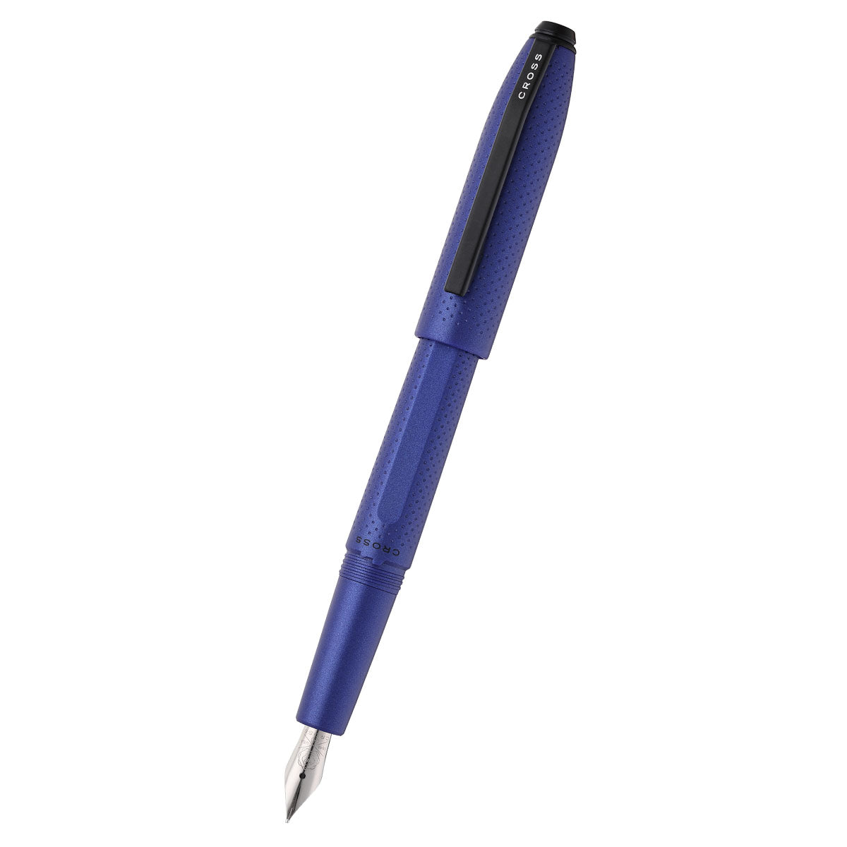 Prism Deep Sea Blue Fountain Pen - top detail view