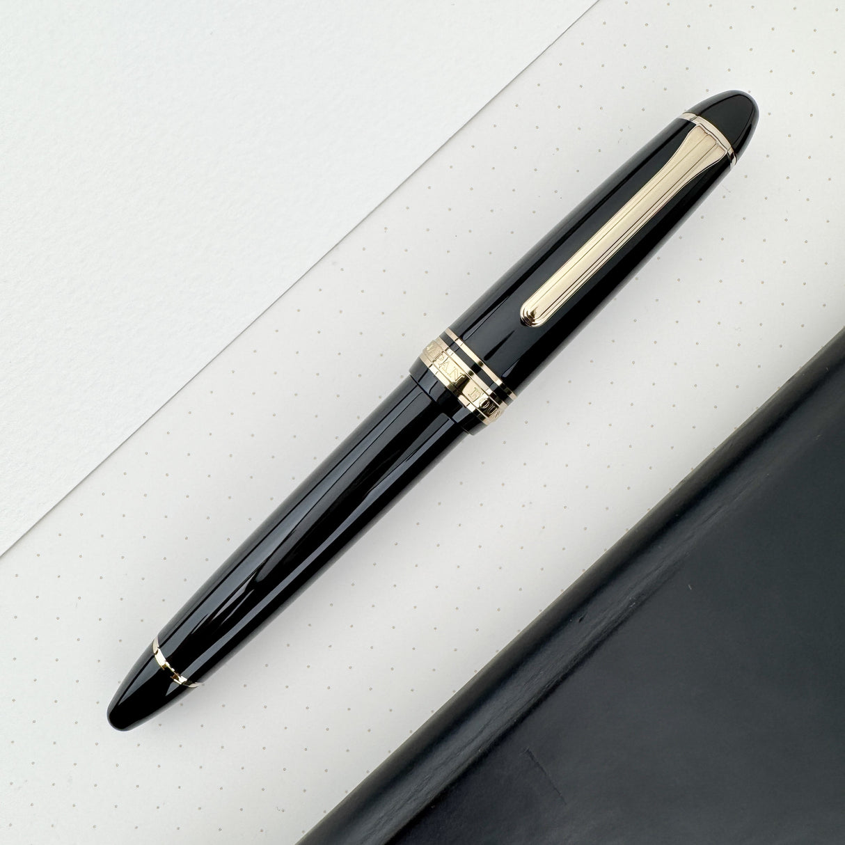 Sailor 1911L 14K Gold Trim Fountain Pen - Pearl Black