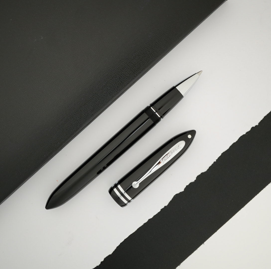 Sheaffer Balance III Rollerball Pen - Black w/ Chrome Trim