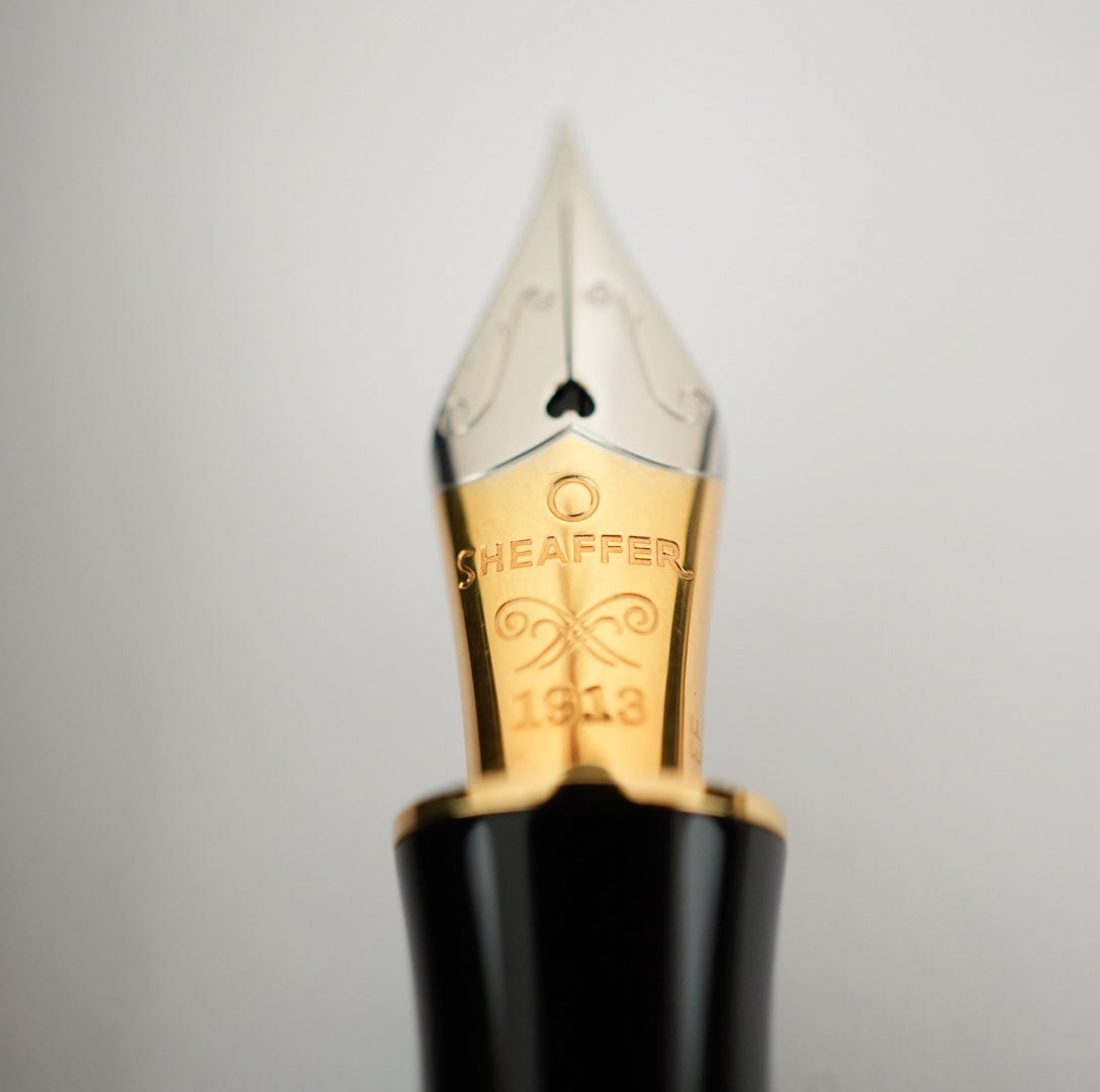 Sheaffer Balance III Fountain Pen - Black w/ Gold Trim