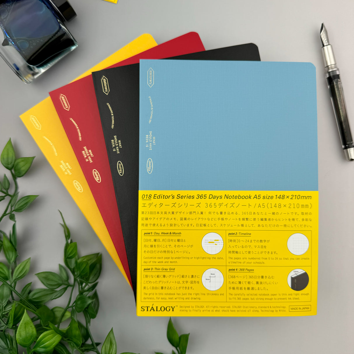 Stalogy 365 Day Notebook - A5