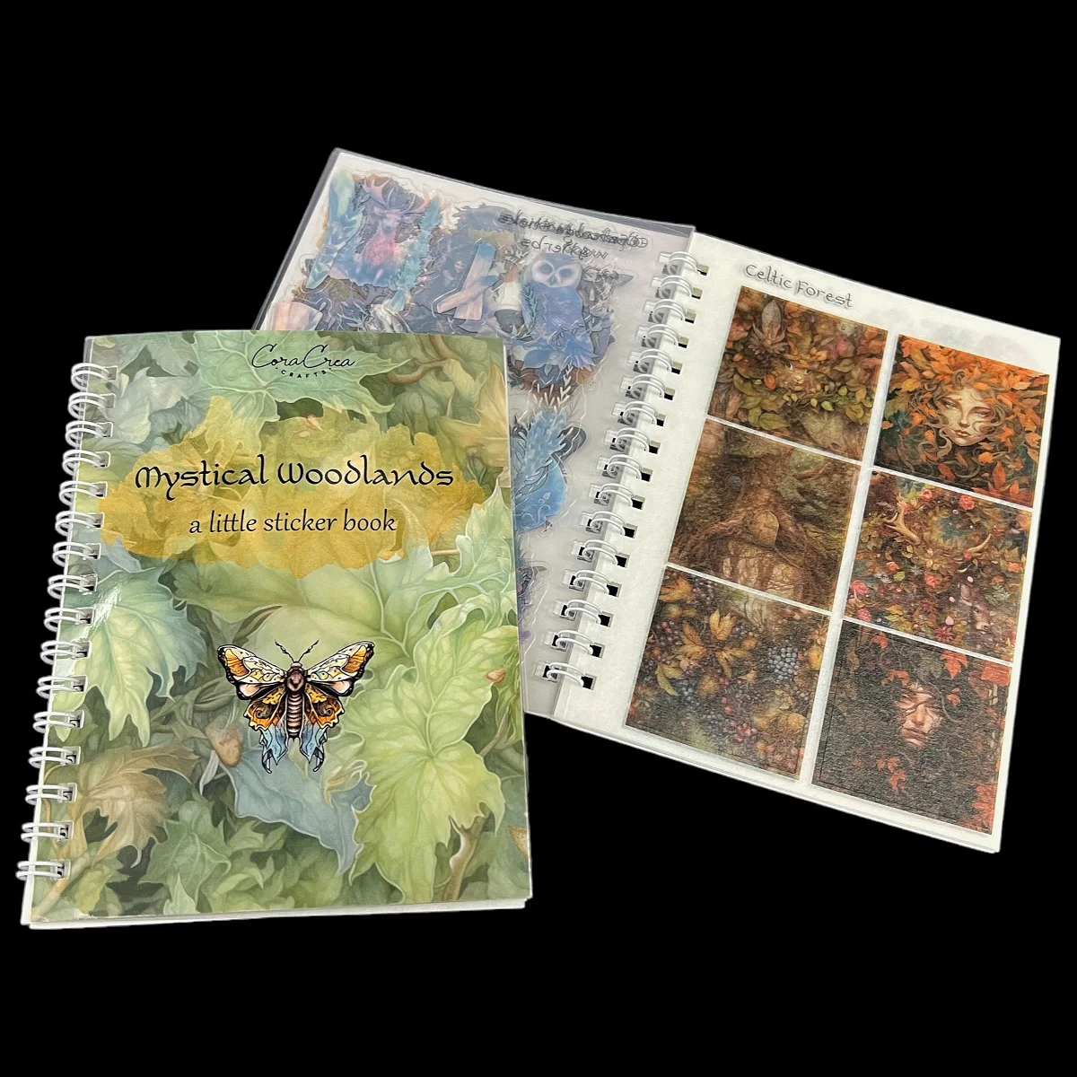 Atlas Stationers - CoraCreaCrafts Sticker Book - Mystical Woodlands - Stickers
