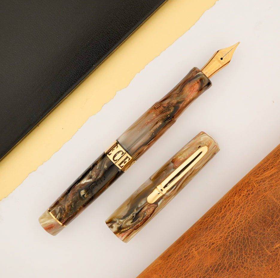 Stipula Novecento Fountain Pen - Mocha Mousse (Atlas Exclusive)