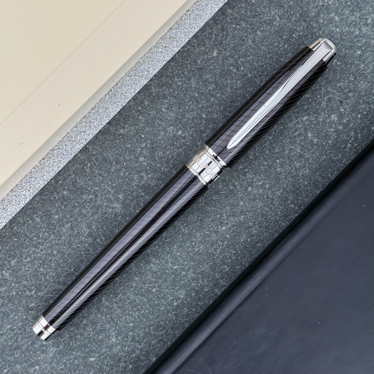 S.T. Dupont Line D Eternity Horsemane Fountain Pen - Black (Limited Edition)